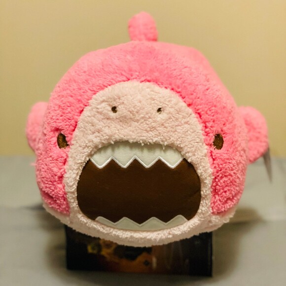 NWT 15” SAMEZU Sakura Pink Shark Plush - Picture 1 of 2